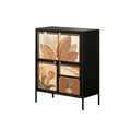 Mid-Century Modern Wooden Accent Cabinet with Doors,Retro Storage Sideboard for Living Room,Bedroom & Entryway