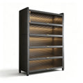 Mid-Century Modern Storage Cabinet Freestanding Dustproof Shelving