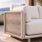 71'' Minimalist Woven Rope 3-Seater Outdoor Sofa