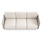 71'' Minimalist Woven Rope 3-Seater Outdoor Sofa
