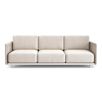 71'' Minimalist Woven Rope 3-Seater Outdoor Sofa