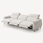 82.6" Japanese Minimalist Fabric Sofa with Adjustable Backrest