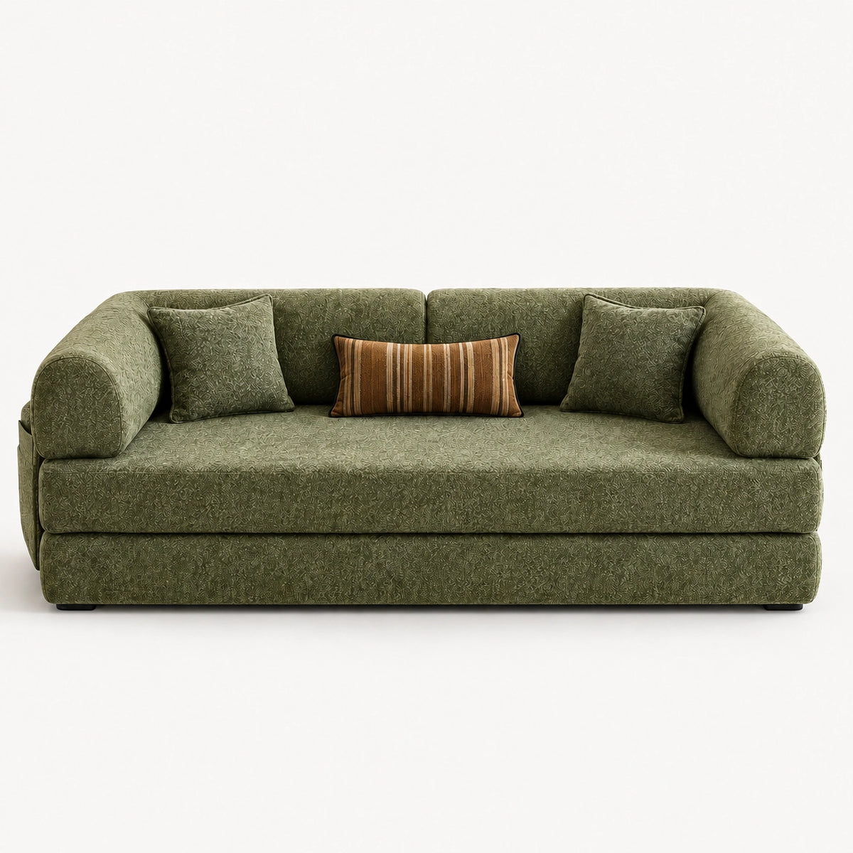 Frameless Fold-Out Sofa Bed for Two
