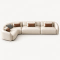 Low-Profile L- or U-Shaped Modular Sectional Sofa