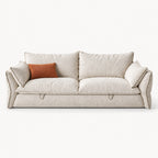 Retro Pull-Out Sofa Bed for Small Spaces