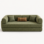 Frameless Fold-Out Sofa Bed for Two