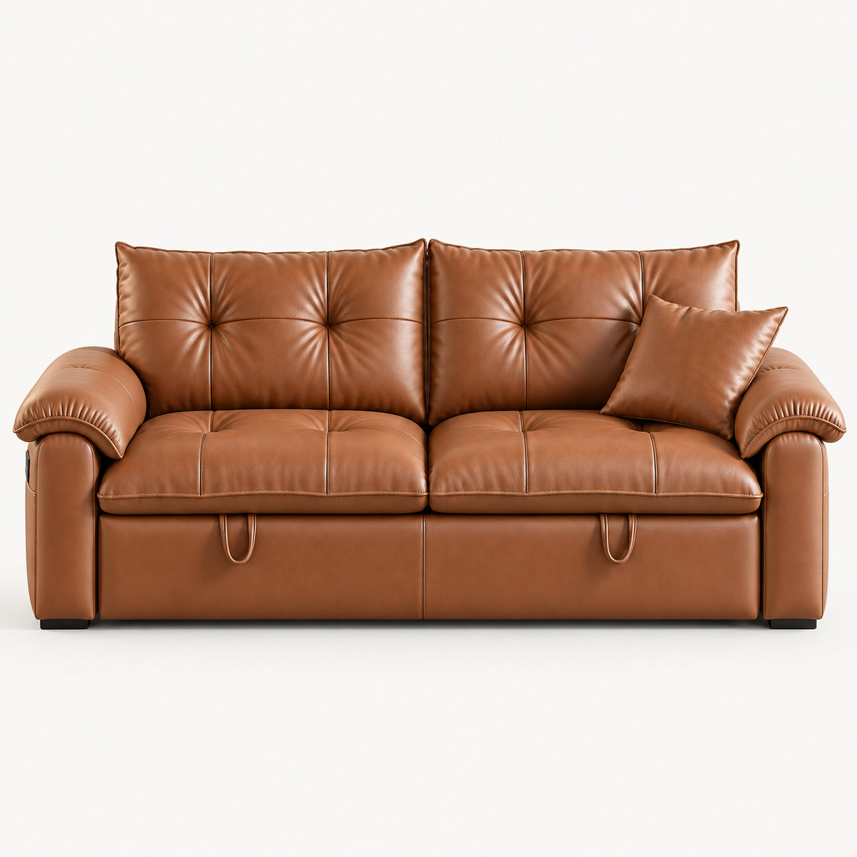 Modern Foldable Leather Sofa Bed