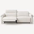 82.6" Japanese Minimalist Fabric Sofa with Adjustable Backrest