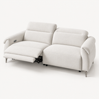 82.6" Japanese Minimalist Fabric Sofa with Adjustable Backrest