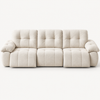 88.9" Minimalist Fabric Power Reclining Sofa