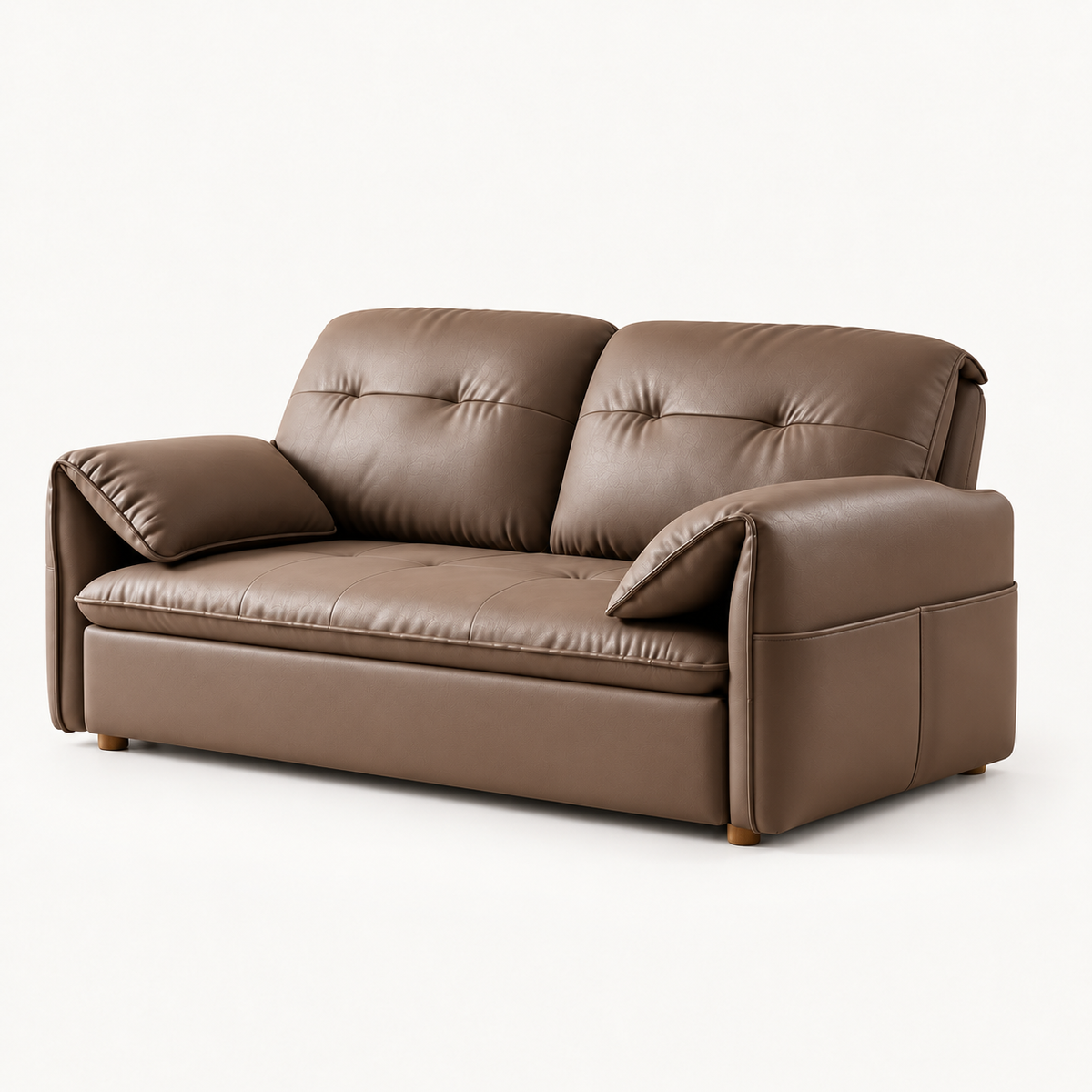 Compact Sofa Bed with Foldable Sliding Design