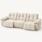88.9" Minimalist Fabric Power Reclining Sofa