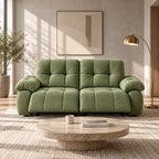 88.9" Minimalist Fabric Power Reclining Sofa