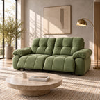 88.9" Minimalist Fabric Power Reclining Sofa