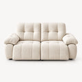 88.9" Minimalist Fabric Power Reclining Sofa
