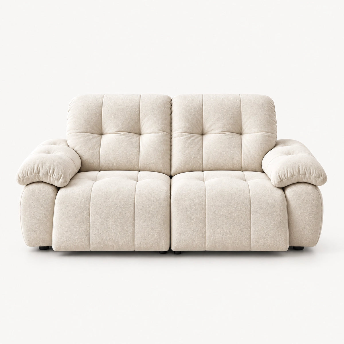88.9" Minimalist Fabric Power Reclining Sofa