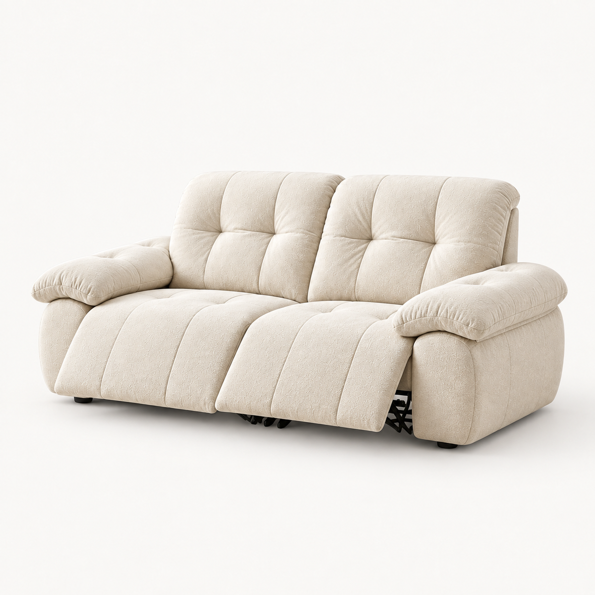88.9" Minimalist Fabric Power Reclining Sofa