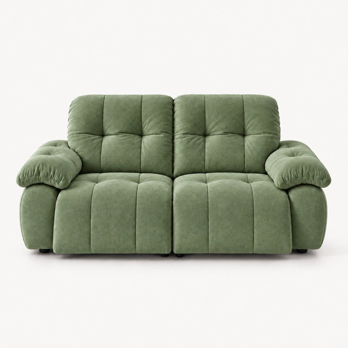 88.9" Minimalist Fabric Power Reclining Sofa