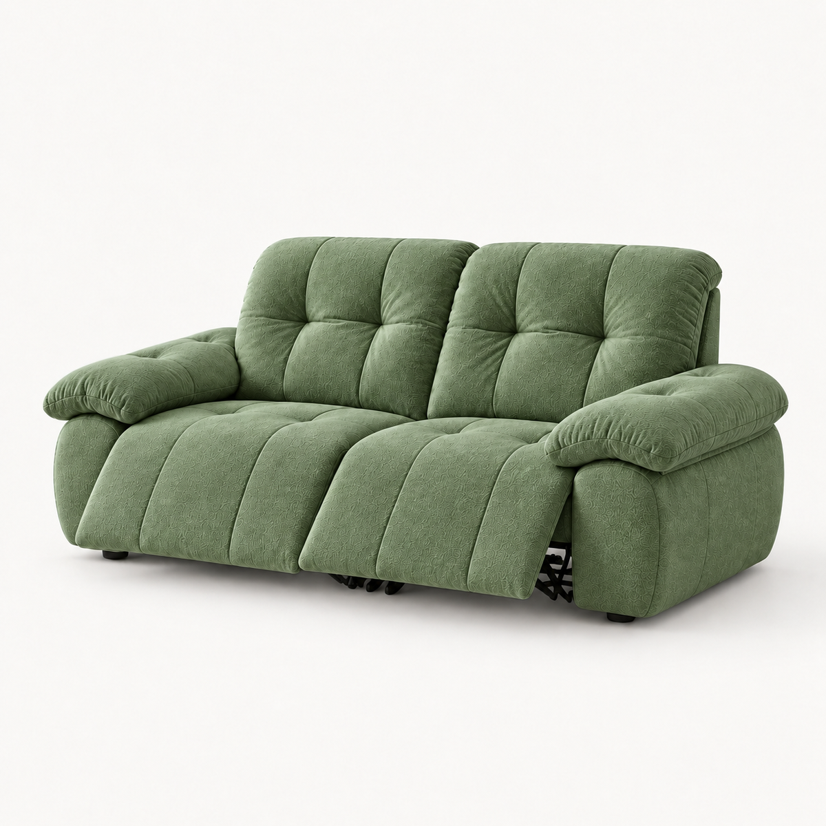 88.9" Minimalist Fabric Power Reclining Sofa