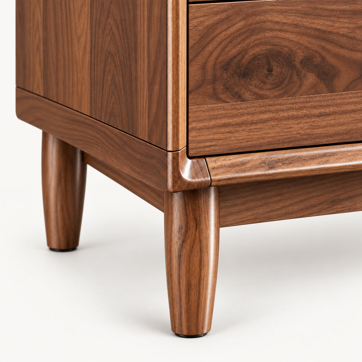 Faux Rattan Door TV Cabinet with Drawer Storage