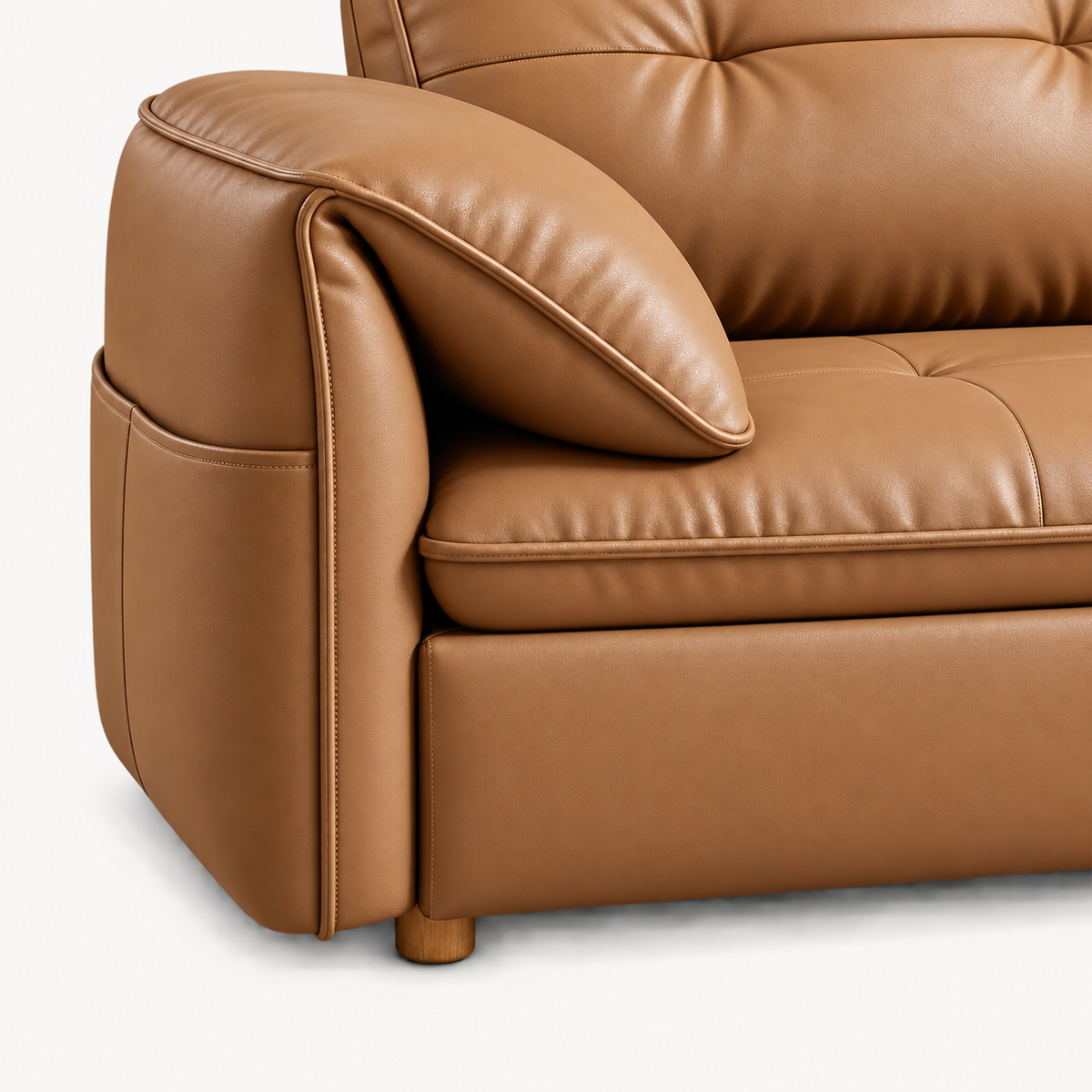 Compact Sofa Bed with Foldable Sliding Design