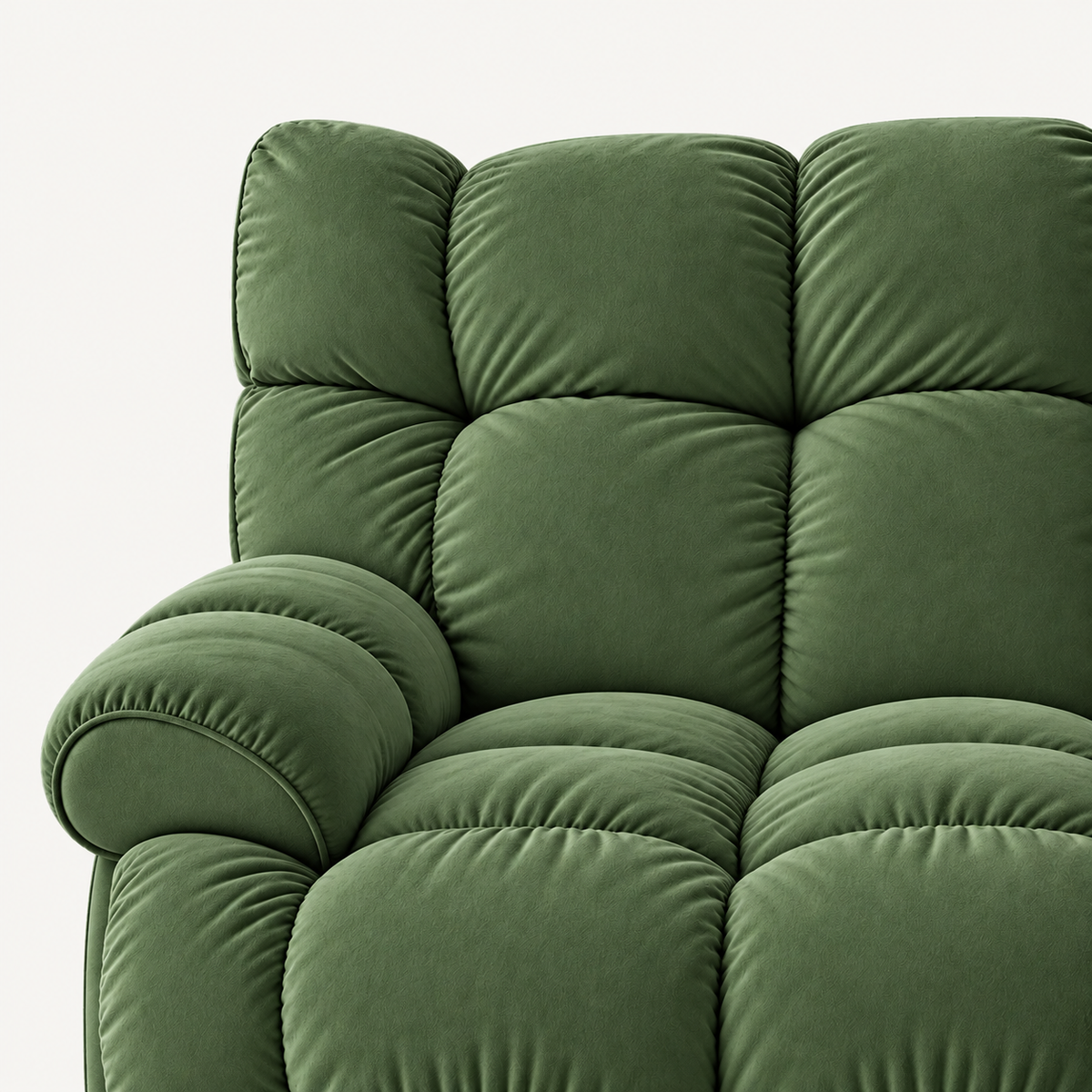 55.5" Lay-Flat Fabric Power Reclining Loveseat