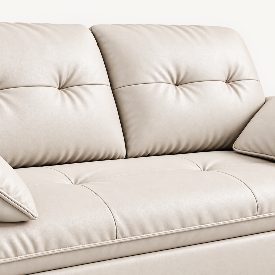 Compact Sofa Bed with Foldable Sliding Design