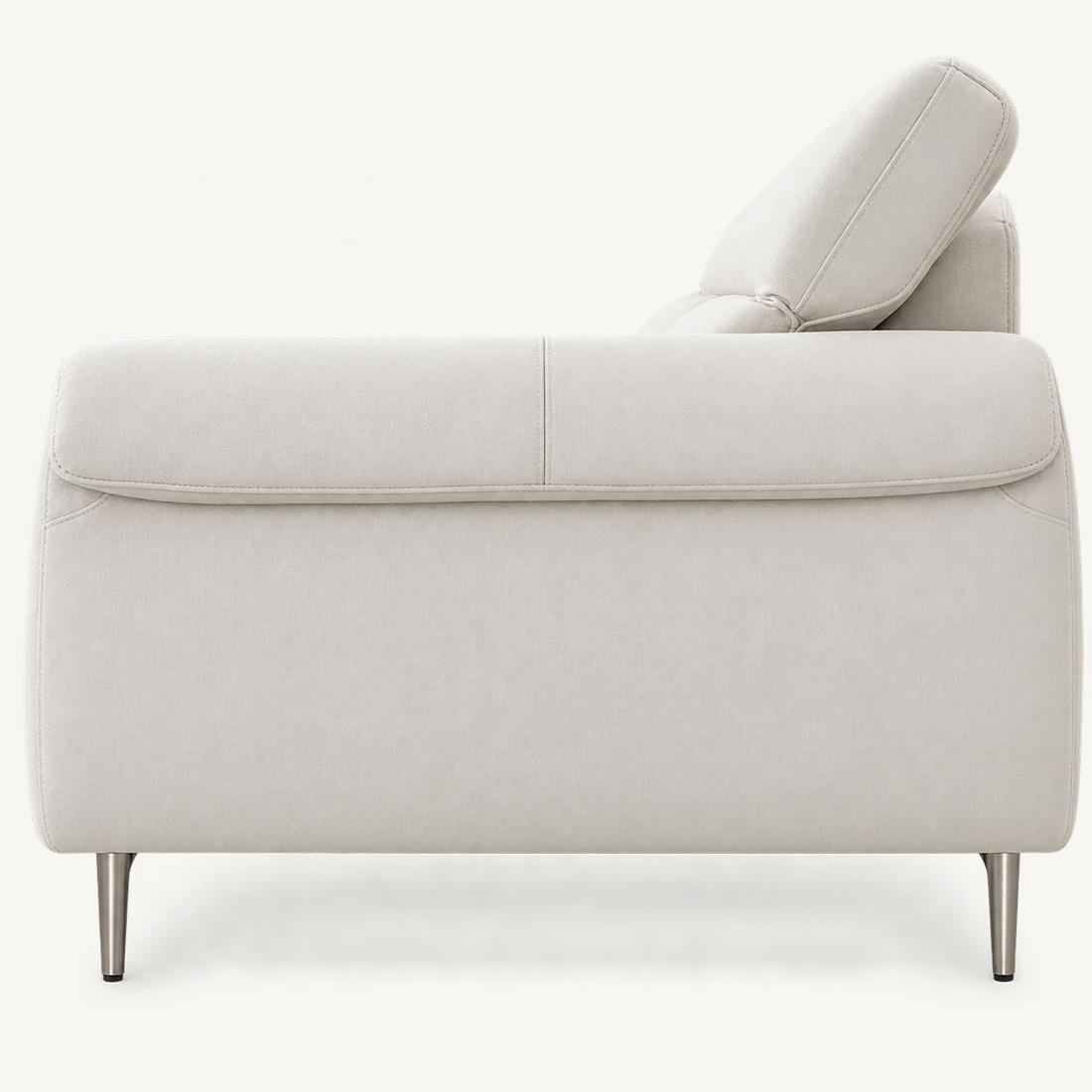 82.6" Japanese Minimalist Fabric Sofa with Adjustable Backrest