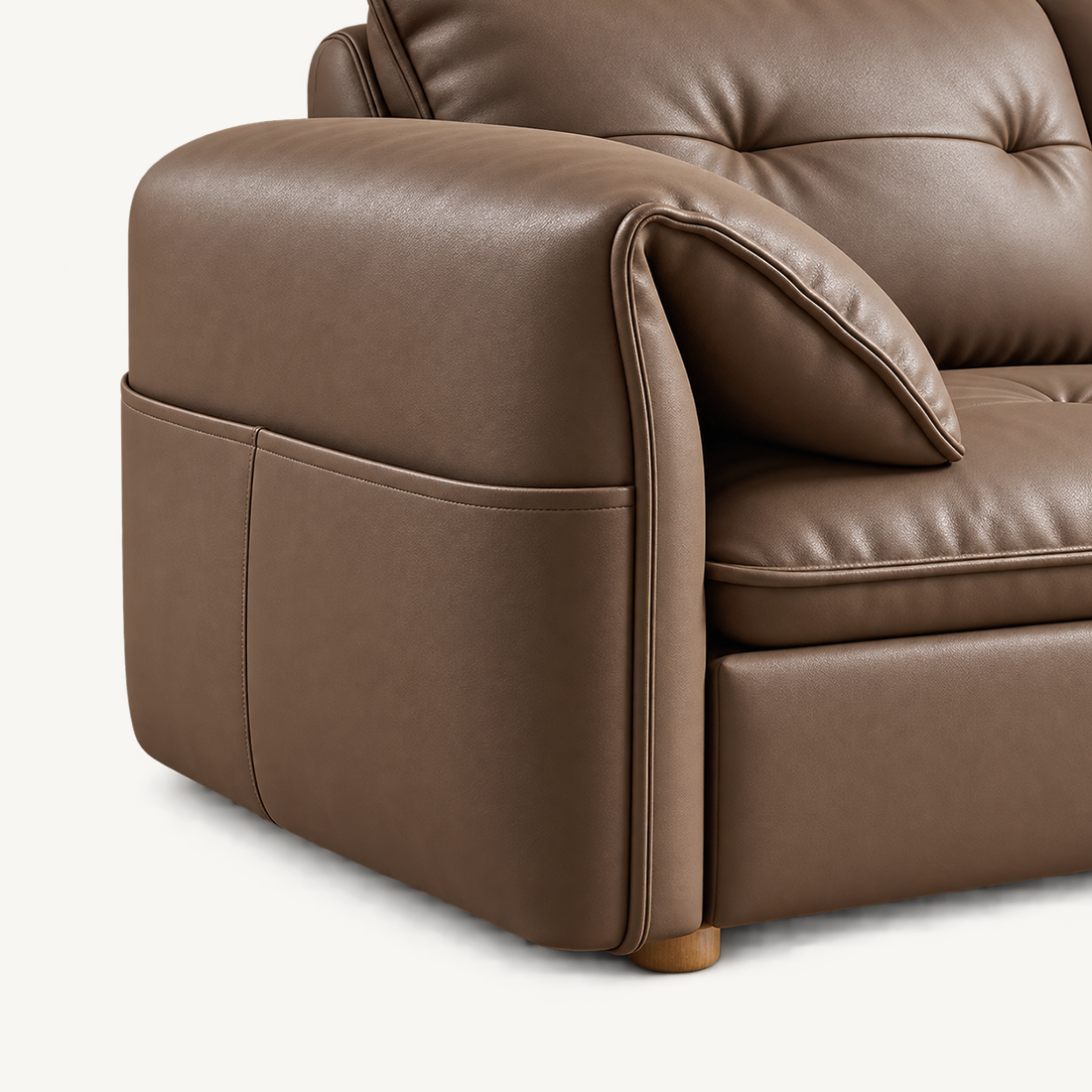 Compact Sofa Bed with Foldable Sliding Design