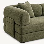 Frameless Fold-Out Sofa Bed for Two
