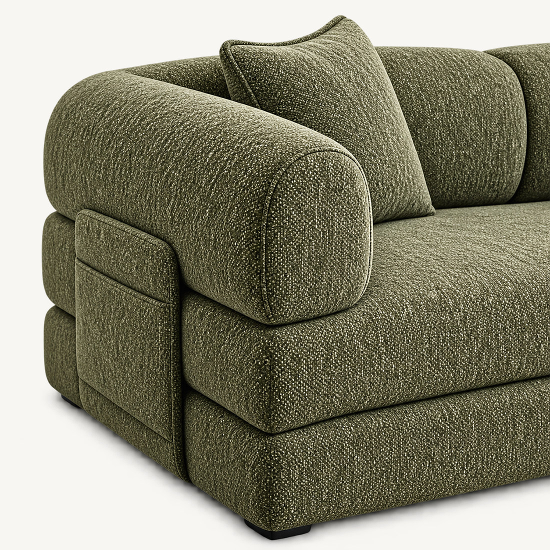 Frameless Fold-Out Sofa Bed for Two