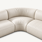 Low-Profile L- or U-Shaped Modular Sectional Sofa