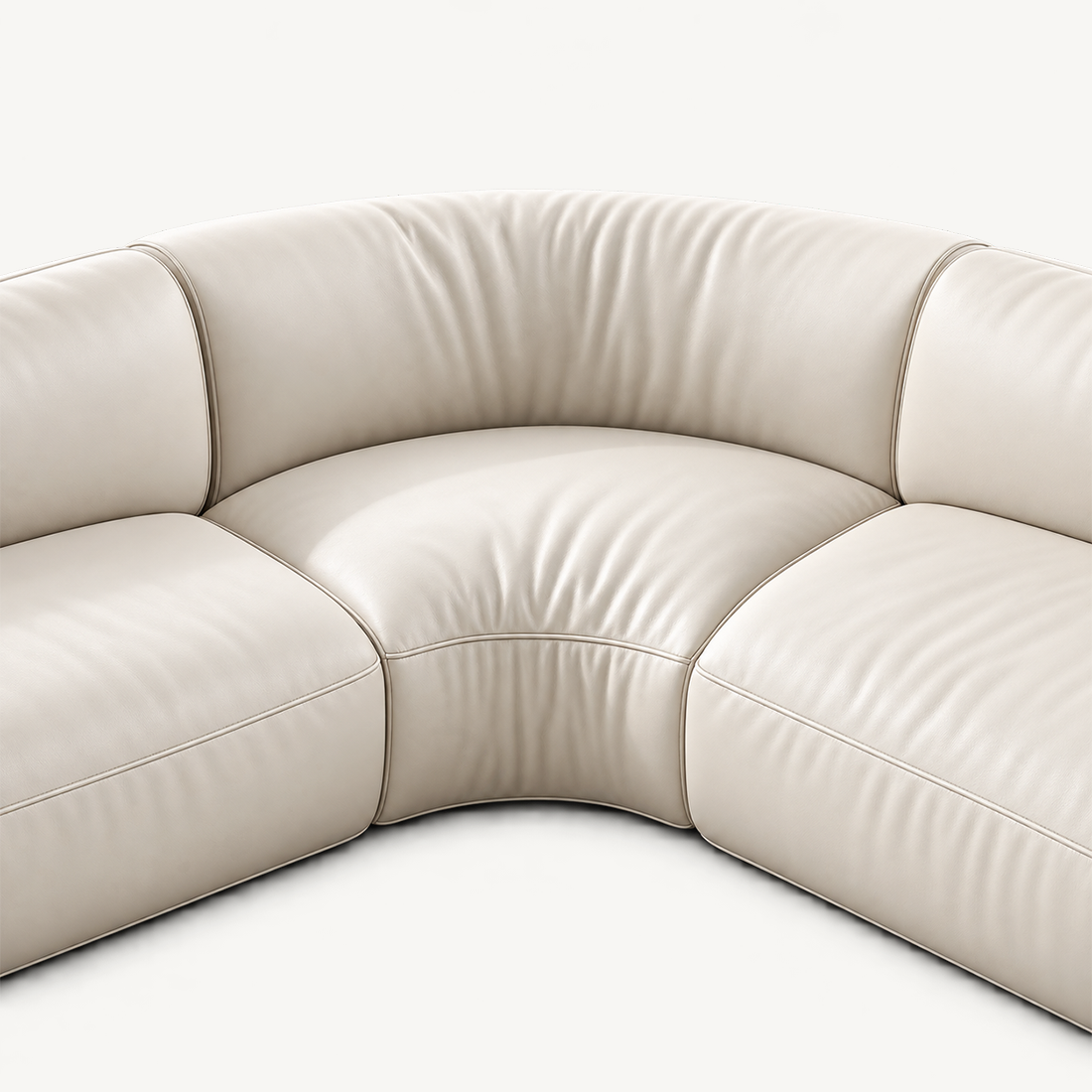 Low-Profile L- or U-Shaped Modular Sectional Sofa