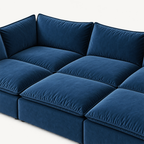 Nordic Cube Modular Fabric Sofa Bed