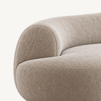 Crescent Modular Fabric Sofa with Removable Covers