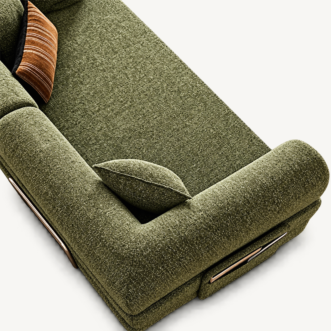 Frameless Fold-Out Sofa Bed for Two
