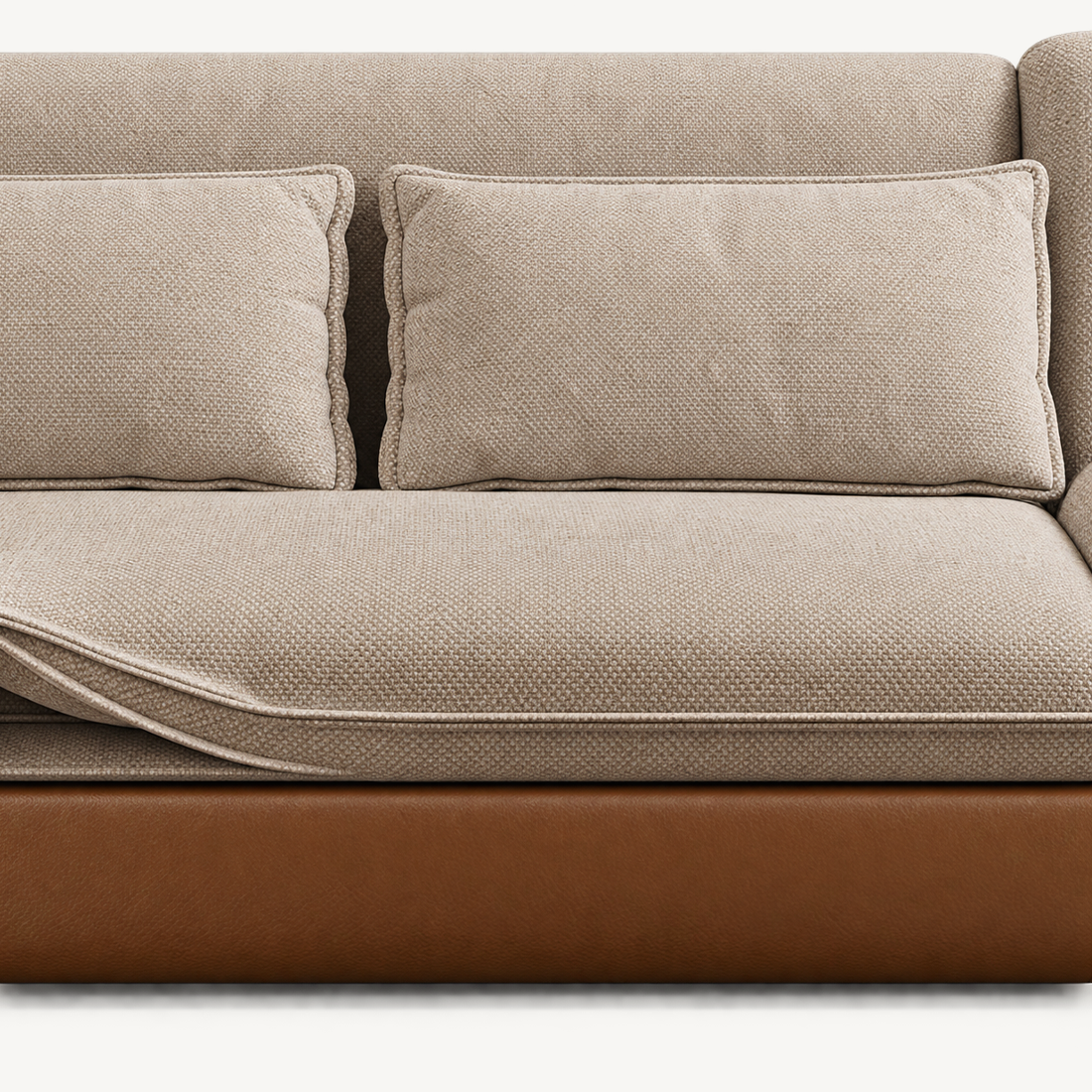 Cotton-Linen Foldable Sofa Bed