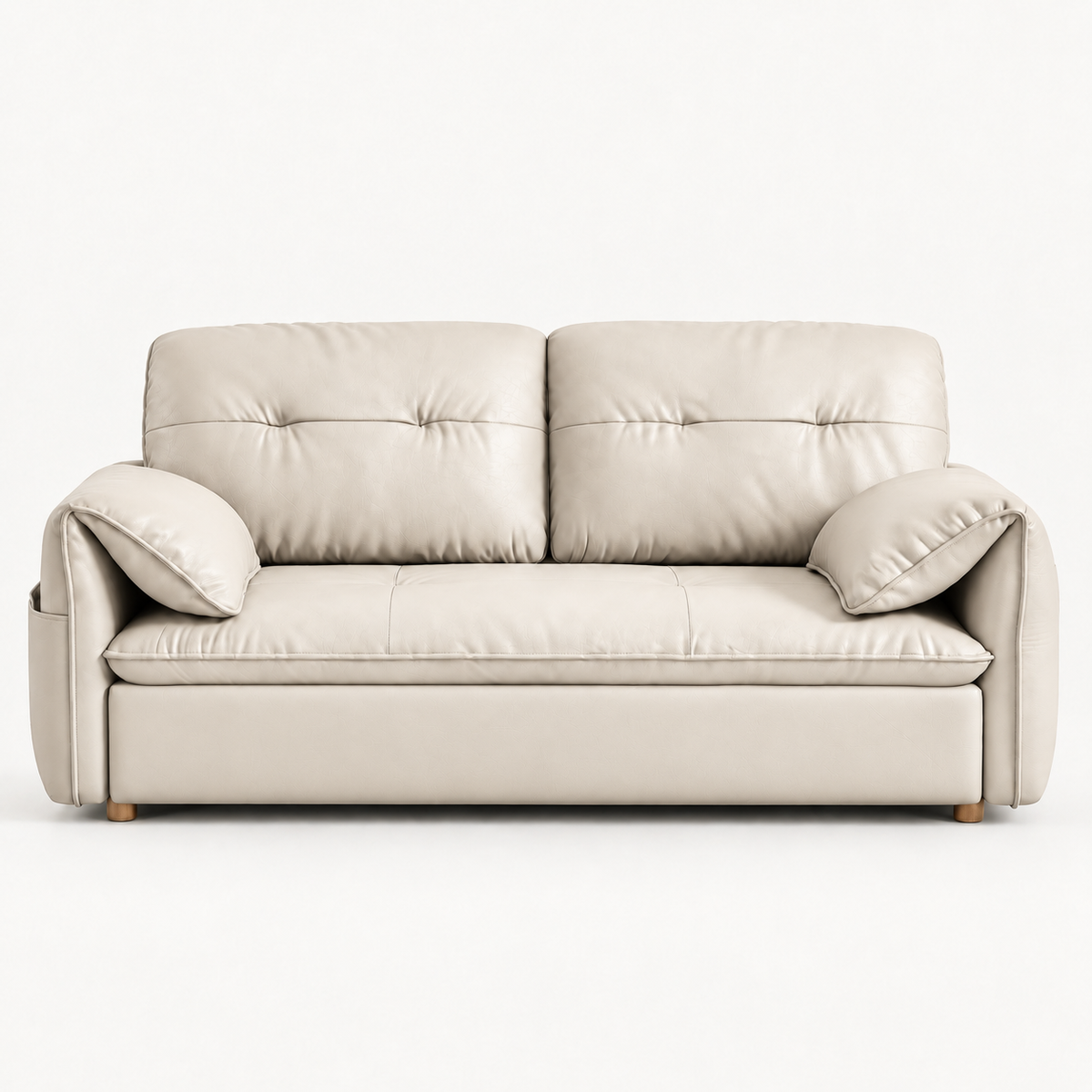 Compact Sofa Bed with Foldable Sliding Design