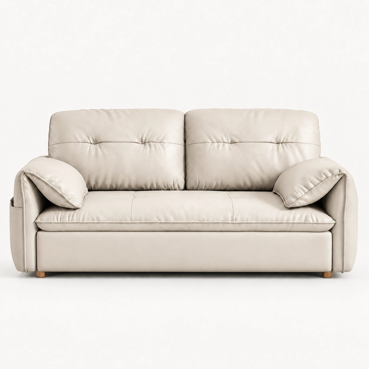 Compact Sofa Bed with Foldable Sliding Design