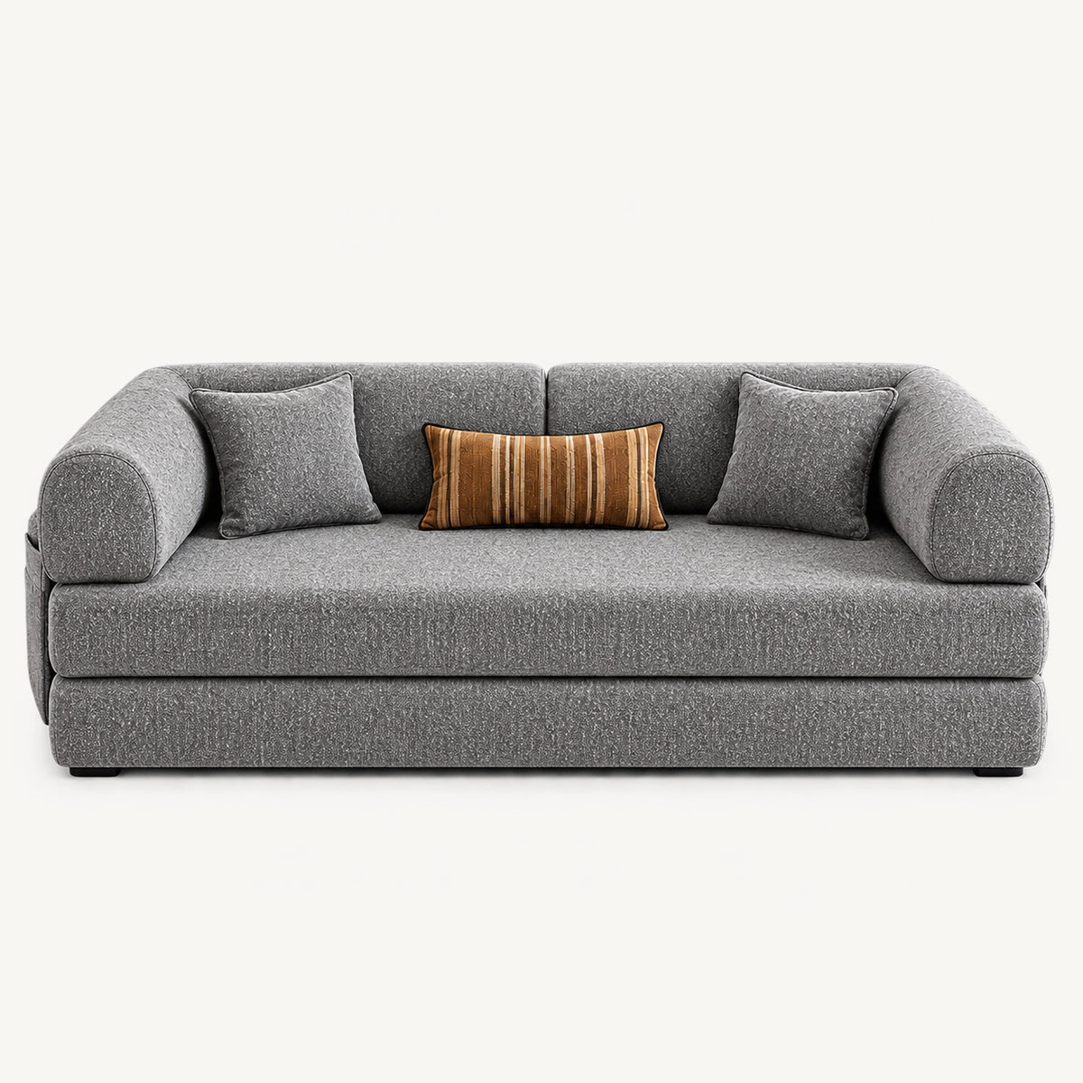 Frameless Fold-Out Sofa Bed for Two
