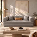 Frameless Fold-Out Sofa Bed for Two