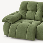 88.9" Minimalist Fabric Power Reclining Sofa