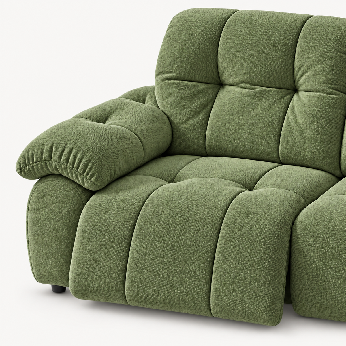 88.9" Minimalist Fabric Power Reclining Sofa