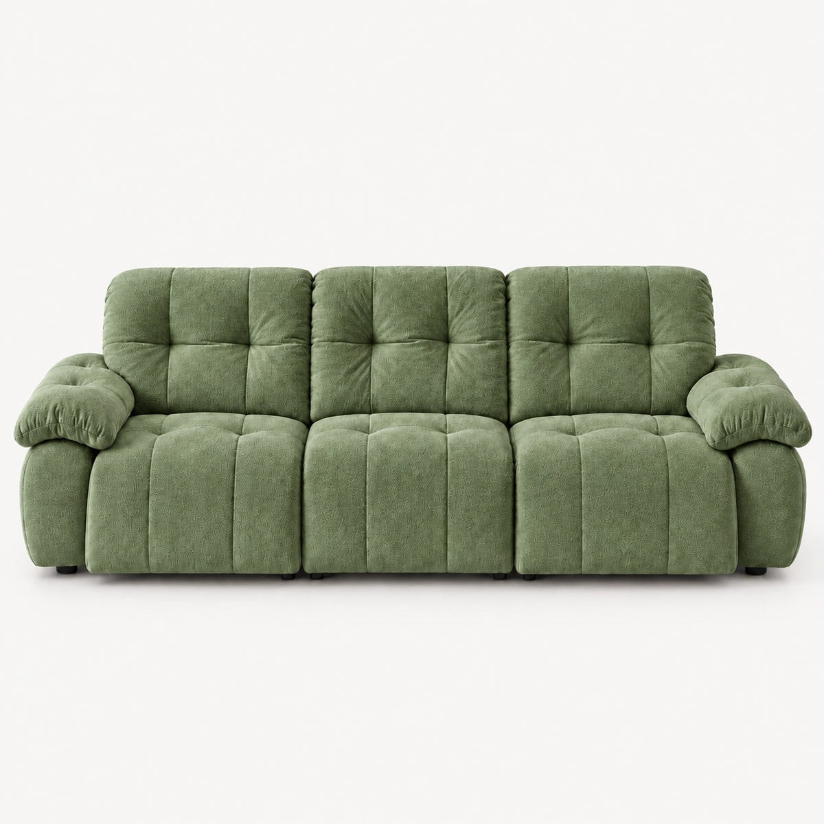 88.9" Minimalist Fabric Power Reclining Sofa