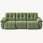 88.9" Minimalist Fabric Power Reclining Sofa