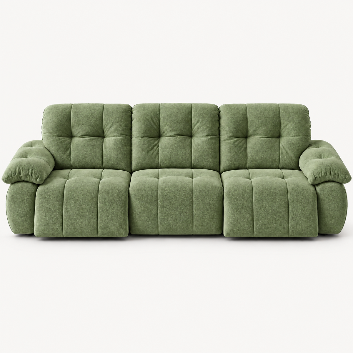 88.9" Minimalist Fabric Power Reclining Sofa