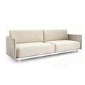 59.1'' Minimalist Woven Rope 3-Seater Outdoor Sofa