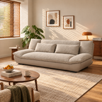 Cotton-Linen Foldable Sofa Bed