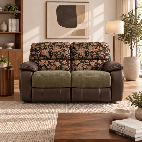 63" Mid-Century Modern Fabric Sofa with USB & Type-C