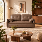 Compact Sofa Bed with Foldable Sliding Design